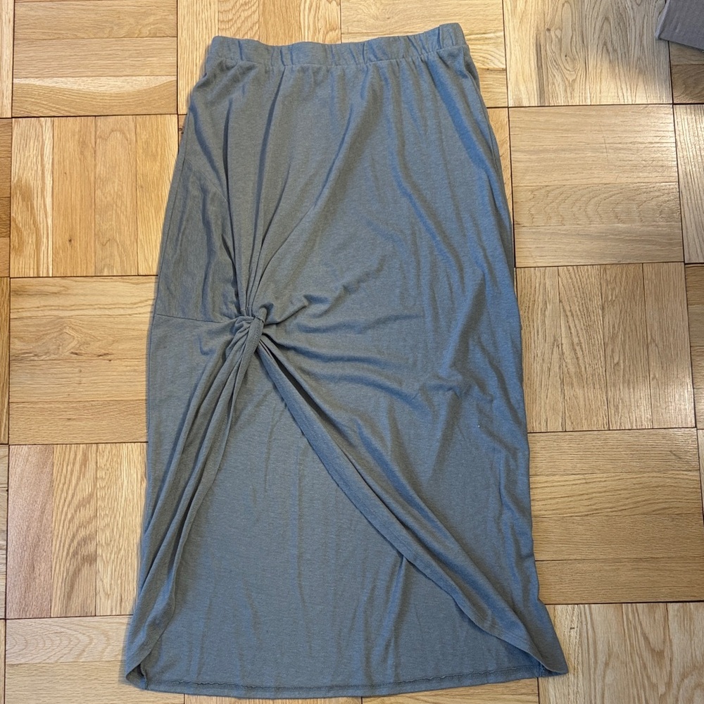 Z Supply Asymmetrical Gray Skirt